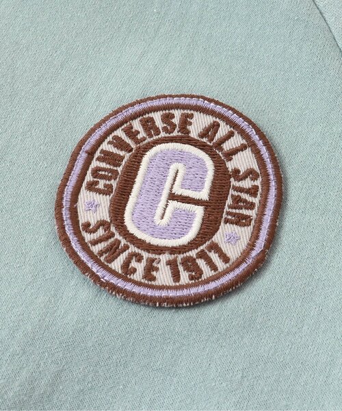 CONVERSE（コンバース）の「CONVERSE サイドラインTシャツ（Tシャツ/カットソー・キッズ・アイボリー/ミント・110/130/90/120/80/100）」の20枚目の写真