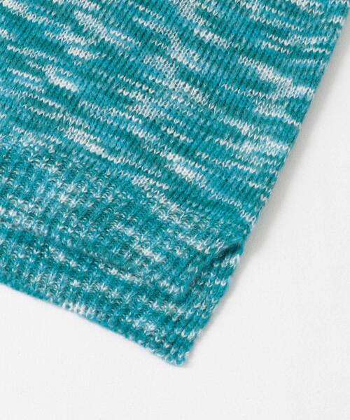 ITEMS URBANRESEARCH（アイテムズ アーバンリサーチ）の「『ユニセックス』カラーメランジクルーネックニット（ニット/セーター・レディース・ブラック/パープル/ブルー・FREE）」の18枚目の写真