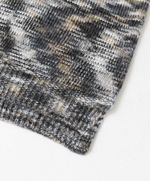 ITEMS URBANRESEARCH（アイテムズ アーバンリサーチ）の「『ユニセックス』カラーメランジクルーネックニット（ニット/セーター・レディース・ブラック/パープル/ブルー・FREE）」の13枚目の写真