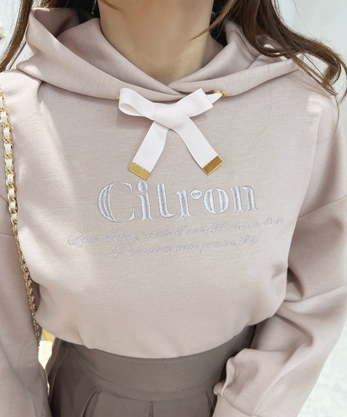 apres jour（アプレジュール）の「刺繍スウェットフーディ【ZOZOTOW限定アイテム】（スウェット・レディース・ラベンダー/ブラック/アイボリー・フリー/X-LARGE）」の20枚目の写真