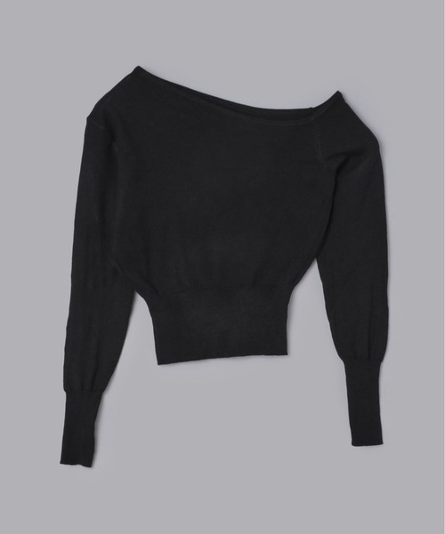 ワンショルダータイトニット（ニット/セーター）｜Olu