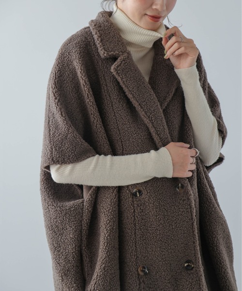 セール】ムートンライクボアコート（ダウンジャケット/コート）｜AMELY