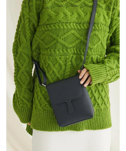 CRAFT STANDARD BOUTIQUE(クラフトスタンダードブティック)の「フラッププルショルダーバッグ(トートバッグ・レディース・ブラック/カーキ/シルバー・FREE)」の4枚目の写真