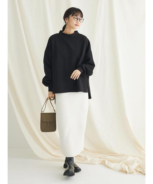 CRAFT STANDARD BOUTIQUE(クラフトスタンダードブティック)の「フラッププルショルダーバッグ(トートバッグ・レディース・ブラック/カーキ/シルバー・FREE)」の10枚目の写真