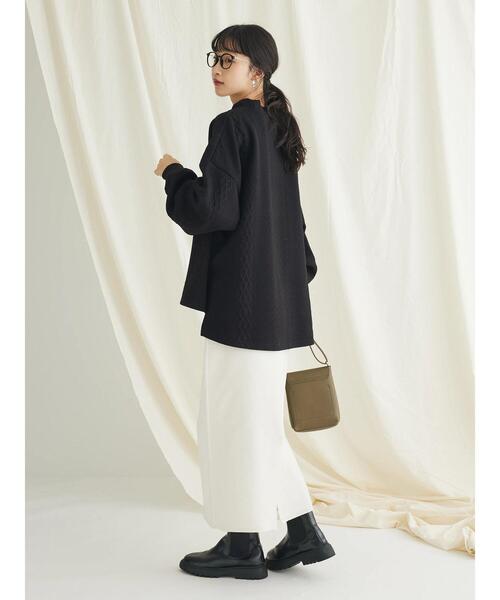 CRAFT STANDARD BOUTIQUE(クラフトスタンダードブティック)の「フラッププルショルダーバッグ(トートバッグ・レディース・ブラック/カーキ/シルバー・FREE)」の12枚目の写真