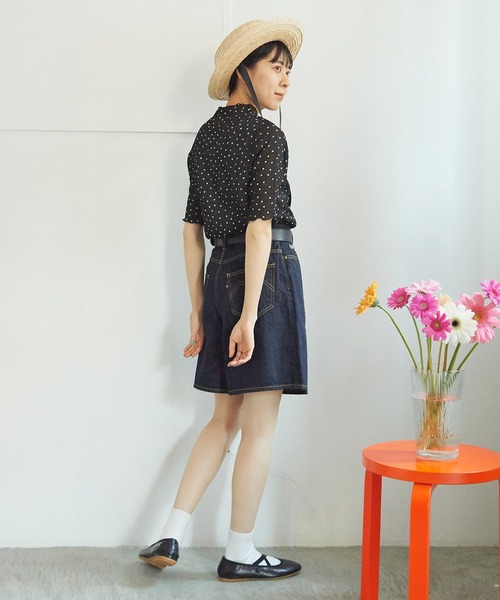 tシャツ アルパカ混ジャージー ボトルネックプルオーバー レディース CHILD WOMAN（チャイルドウーマン）の「☆ストレッチシア