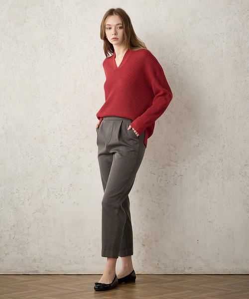 LE SOUK HOLIDAY(ルスークホリデー)の「裏フリースパンツ(スラックス・レディース・ブラック/ネイビー/チャコールグレー・L/M)」の14枚目の写真