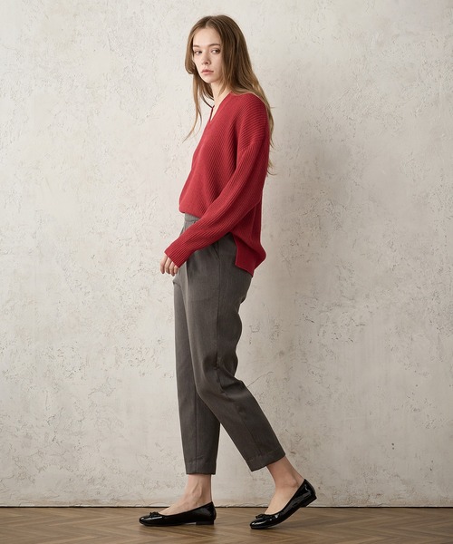 LE SOUK HOLIDAY(ルスークホリデー)の「裏フリースパンツ(スラックス・レディース・ブラック/ネイビー/チャコールグレー・L/M)」の15枚目の写真