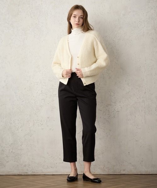 LE SOUK HOLIDAY(ルスークホリデー)の「裏フリースパンツ(スラックス・レディース・ブラック/ネイビー/チャコールグレー・L/M)」の5枚目の写真