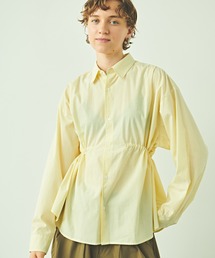 「KHA:KI/カーキ」ワイドスクエアオーバーシャツ