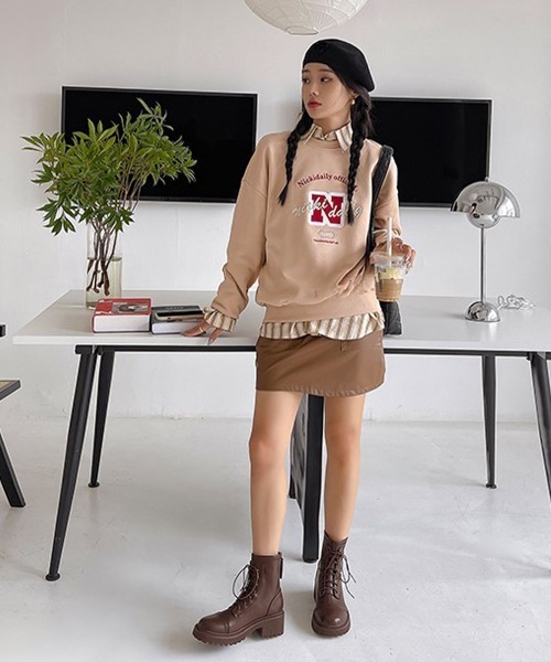 Miniministore(ミニミニストア)の「ショートブーツ レースアップ レディース(ブーツ・レディース・ブラック/ブラウン・23.5cm/24.5cm/24.0cm/25.0cm/23.0cm/22.5cm)」の18枚目の写真