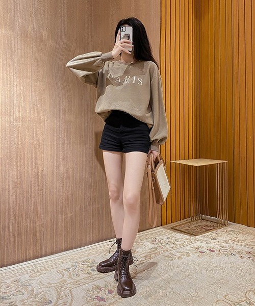 Miniministore(ミニミニストア)の「ショートブーツ レースアップ レディース(ブーツ・レディース・ブラック/ブラウン・23.5cm/24.5cm/24.0cm/25.0cm/23.0cm/22.5cm)」の20枚目の写真