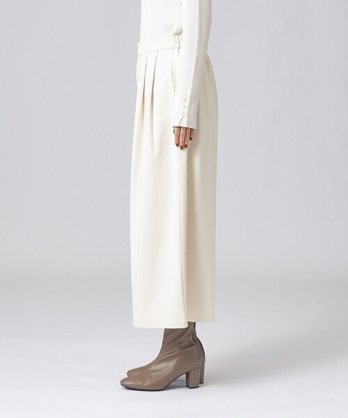 DRESKIP（ドレスキップ）の「◆【無地/ツイード調】楽して上品見え あったか起毛 ガウチョパンツ（その他パンツ・レディース・アイボリー/ブラック/ブラック系1・02/03/04）」の20枚目の写真