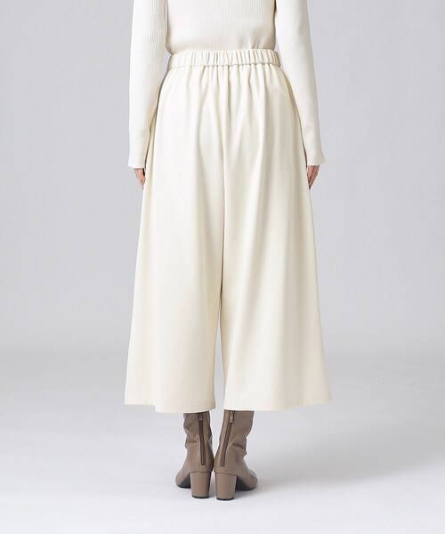 DRESKIP（ドレスキップ）の「◆【無地/ツイード調】楽して上品見え あったか起毛 ガウチョパンツ（その他パンツ・レディース・アイボリー/ブラック/ブラック系1・02/03/04）」の21枚目の写真