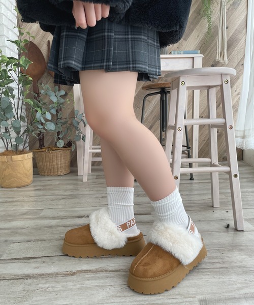 LUGG NAGG(ラグナグ)の「【厚底】ファーつきスリッパムートン(スリッポン・レディース・グレー/キャメル/ブラック・LL/L/M)」の15枚目の写真