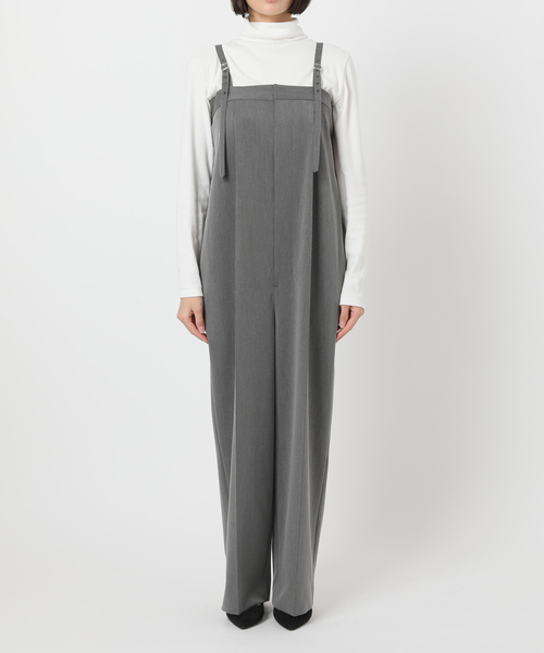 journal standard L'essage（ジャーナルスタンダードレサージュ）の「ギャバサスペンダーパンツ（サロペット/オーバーオール・レディース・ブラック/グレー・FREE）」の11枚目の写真