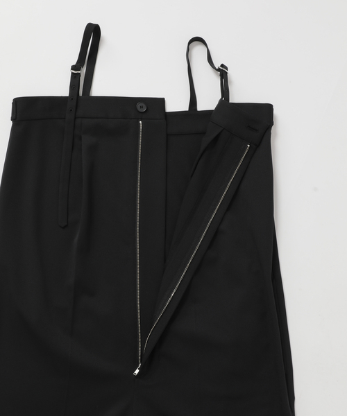 journal standard L'essage（ジャーナルスタンダードレサージュ）の「ギャバサスペンダーパンツ（サロペット/オーバーオール・レディース・ブラック/グレー・FREE）」の14枚目の写真