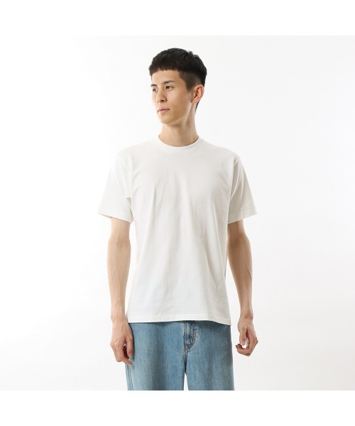 HANES(ヘインズ)の「Hanes SHIRO Crewneck T-shirt HM1-X201(Tシャツ/カットソー・メンズ・ホワイト・XL/L/M/S)」の2枚目の写真