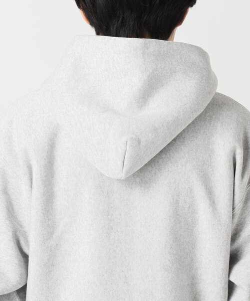Champion（チャンピオン）の「【CHAMPION / チャンピオン】別注 R/W エルボーパッチジップパーカー（パーカー・メンズ・ブラック/アイボリー/グレー・MEDIUM/LARGE/X-LARGE）」の18枚目の写真