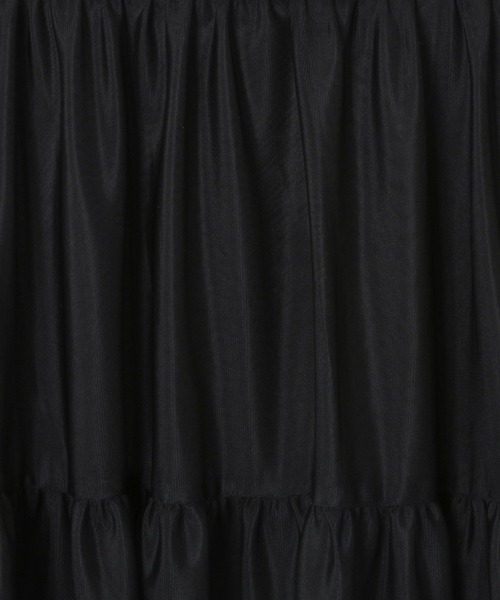 Heather（ヘザー）の「シアーティアードロングスカート　103599（スカート・レディース・アイボリー/ブラック/ホワイト系その他・FREE）」の11枚目の写真