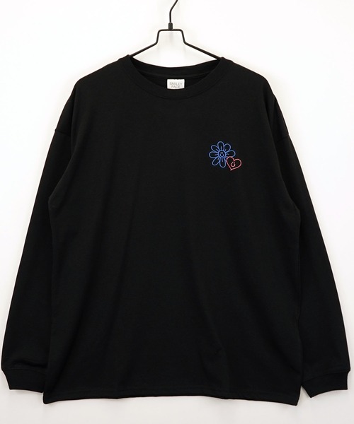 SMILEY FACE(スマイリーフェイス)の「【GROOVY STORE】SMILEY FACE オーバーサイズ プリントロングスリーブTシャツ(Tシャツ/カットソー・メンズ・ブラック/ホワイト系その他2/ホワイト/ブラック系その他2/ネイビー/ミント/ラベンダー/ライトブラック/インディゴブルー/杢グレー/ブラック系その他3/ホワイト系その他3・L/LL/M)」の19枚目の写真
