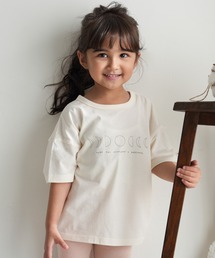 PUPPAPUPO | オーバーサイズ 半袖 Tシャツ プリント(Tシャツ/カットソー)