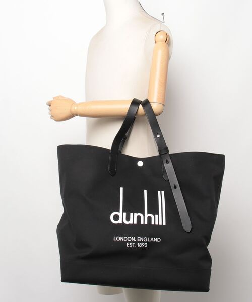dunhill（ダンヒル）の「【返却】レガシー キャンバス ユーティリティ トートバッグ / LEGACY CANVAS UTILITY TOTE（トートバッグ・メンズ・ブラック・ONE SIZE）」の7枚目の写真