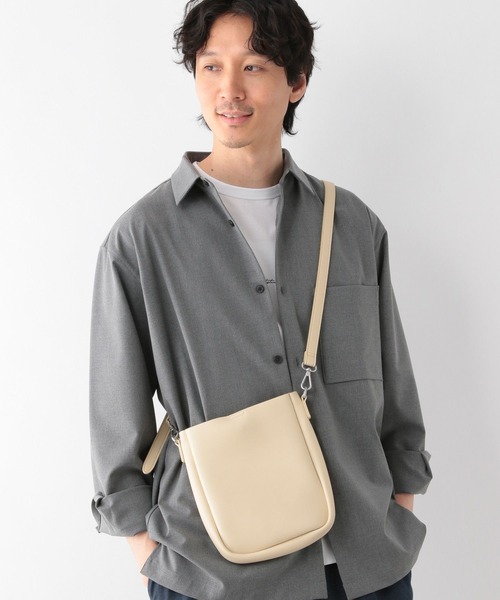 GLOBAL WORK（グローバルワーク）の「撥水ジャストポケットショルダーバッグ/996573（ショルダーバッグ・メンズ・ブラウン/チャコールグレー/オフホワイト/その他/ブラック・FREE）」の11枚目の写真