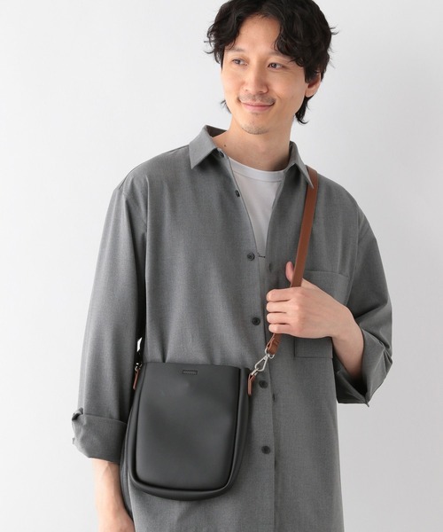 GLOBAL WORK（グローバルワーク）の「撥水ジャストポケットショルダーバッグ/996573（ショルダーバッグ・メンズ・ブラウン/チャコールグレー/オフホワイト/その他/ブラック・FREE）」の16枚目の写真