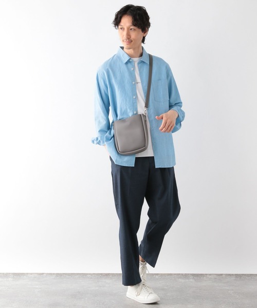 GLOBAL WORK（グローバルワーク）の「撥水ジャストポケットショルダーバッグ/996573（ショルダーバッグ・メンズ・ブラウン/チャコールグレー/オフホワイト/その他/ブラック・FREE）」の19枚目の写真