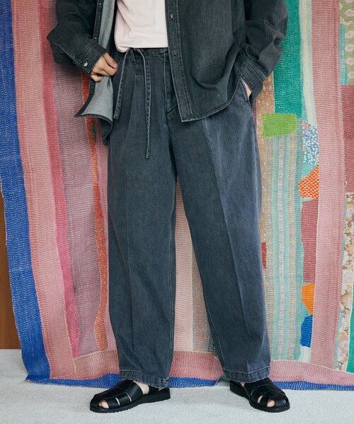 JOURNAL STANDARD relume（ジャーナルスタンダード　レリューム）の「AMERICAN デニムスラックス by COTTON USA（デニムパンツ・メンズ・ブラック/コバルトブルー・MEDIUM/LARGE/X-LARGE）」の20枚目の写真