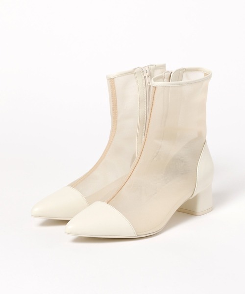 LOWRYS FARM(ローリーズファーム)の「シアーブーツ 100495(ブーツ・レディース・アイボリー/ブラック・MEDIUM/LARGE)」の2枚目の写真