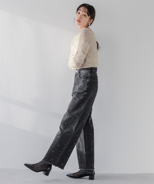 LOWRYS FARM(ローリーズファーム)の「シアーブーツ 100495(ブーツ・レディース・アイボリー/ブラック・MEDIUM/LARGE)」の6枚目の写真