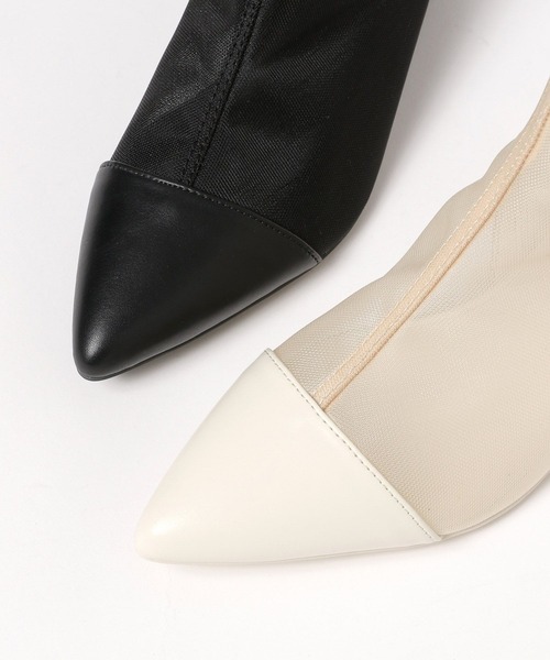 LOWRYS FARM(ローリーズファーム)の「シアーブーツ 100495(ブーツ・レディース・アイボリー/ブラック・MEDIUM/LARGE)」の7枚目の写真