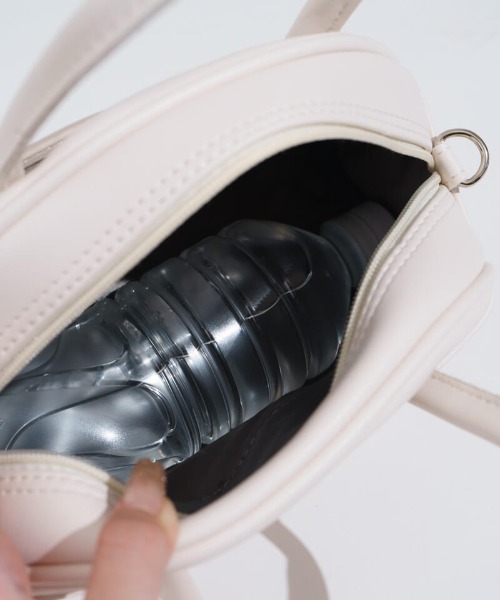 flower（フラワー）の「プチデイリーバッグ（ハンドバッグ・レディース・アイボリー/ピンクベージュ/ブラック・FREE）」の9枚目の写真