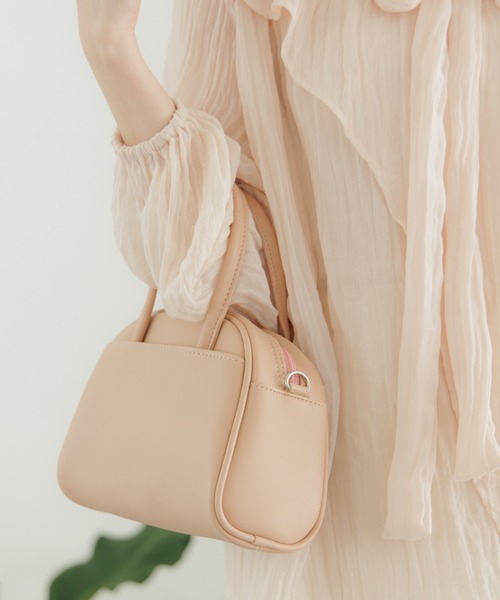 flower（フラワー）の「プチデイリーバッグ（ハンドバッグ・レディース・アイボリー/ピンクベージュ/ブラック・FREE）」の22枚目の写真