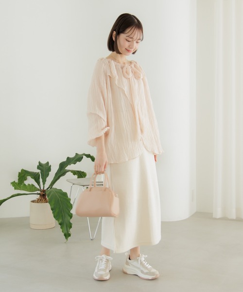 flower（フラワー）の「プチデイリーバッグ（ハンドバッグ・レディース・アイボリー/ピンクベージュ/ブラック・FREE）」の20枚目の写真