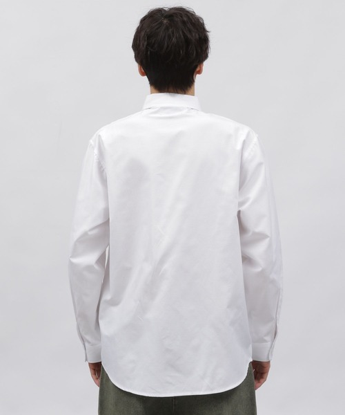 LAKOLE（ラコレ）の「ドッグ刺繍長袖シャツ / 996787（シャツ/ブラウス・メンズ・ブルー/グレー/ホワイト・MEDIUM/LARGE/X-LARGE）」の12枚目の写真