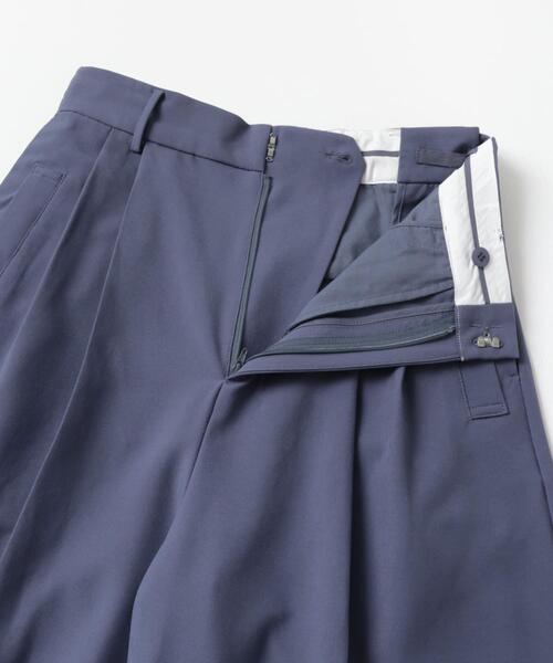 LAATO（ラート）の「straight wide tack pants（その他パンツ・レディース・ブルー/ライトグレー・MEDIUM/SMALL）」の6枚目の写真