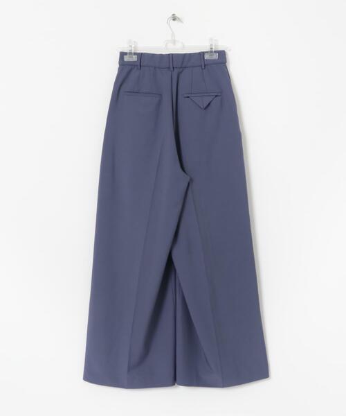 LAATO（ラート）の「straight wide tack pants（その他パンツ・レディース・ブルー/ライトグレー・MEDIUM/SMALL）」の8枚目の写真