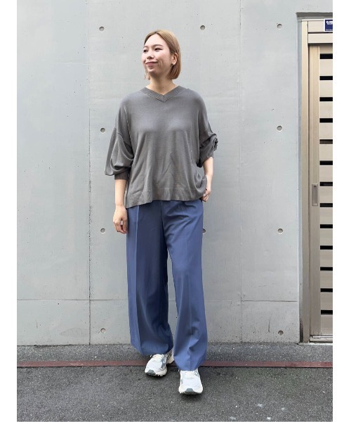 セール】straight wide tack pants（その他パンツ）｜LAATO