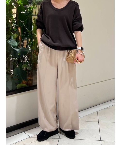 セール】straight wide tack pants（その他パンツ）｜LAATO