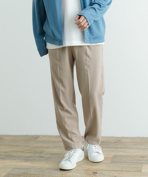 ITEMS URBANRESEARCH（アイテムズ アーバンリサーチ）の「『セットアップ対応』ウォッシャブル×クールタッチTRテーパードパンツ（その他パンツ・メンズ・ブラック/グレー/ベージュ/チェック・SMALL/MEDIUM/LARGE）」の11枚目の写真