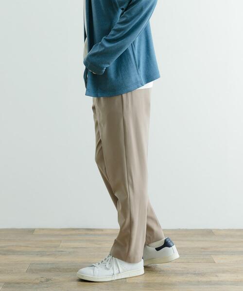 ITEMS URBANRESEARCH（アイテムズ アーバンリサーチ）の「『セットアップ対応』ウォッシャブル×クールタッチTRテーパードパンツ（その他パンツ・メンズ・ブラック/グレー/ベージュ/チェック・SMALL/MEDIUM/LARGE）」の13枚目の写真