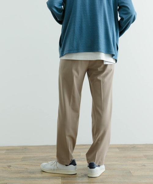 ITEMS URBANRESEARCH（アイテムズ アーバンリサーチ）の「『セットアップ対応』ウォッシャブル×クールタッチTRテーパードパンツ（その他パンツ・メンズ・ブラック/グレー/ベージュ/チェック・SMALL/MEDIUM/LARGE）」の14枚目の写真