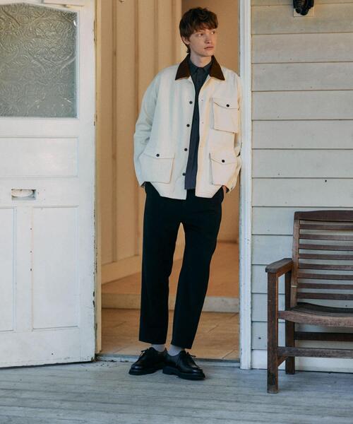 ITEMS URBANRESEARCH（アイテムズ アーバンリサーチ）の「『セットアップ対応』ウォッシャブル×クールタッチTRテーパードパンツ（その他パンツ・メンズ・ブラック/グレー/ベージュ/チェック・SMALL/MEDIUM/LARGE）」の19枚目の写真