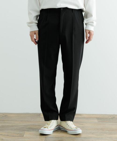 ITEMS URBANRESEARCH（アイテムズ アーバンリサーチ）の「『セットアップ対応』ウォッシャブル×クールタッチTRテーパードパンツ（その他パンツ・メンズ・ブラック/グレー/ベージュ/チェック・SMALL/MEDIUM/LARGE）」の21枚目の写真