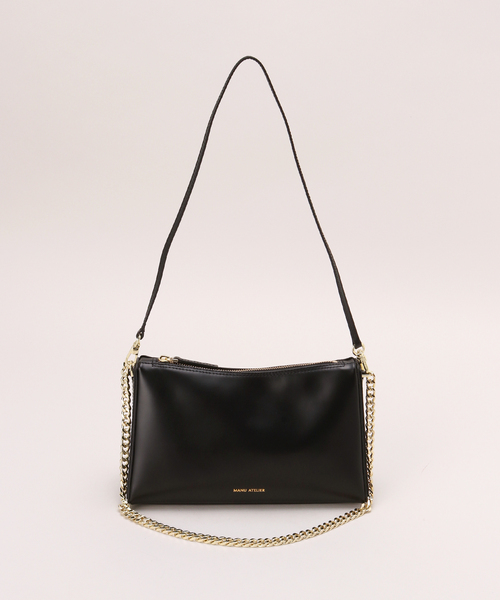 MANU ATELIER（マニュ アトリエ）の「【MANU ATELIER/マニュ アトリエ】チェーンスクエアバッグ（ショルダーバッグ・レディース・ブラック・FREE）」の18枚目の写真