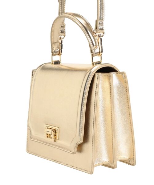 MERCURYDUO(マーキュリーデュオ)の「アコーディオンスクエアバッグ(ハンドバッグ・レディース・ブラック/アイボリー/オフホワイト/シルバー/ゴールド/レッド・FREE)」の15枚目の写真