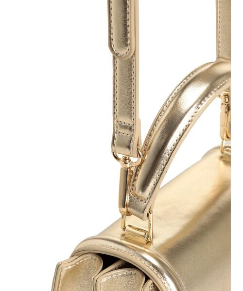 MERCURYDUO(マーキュリーデュオ)の「アコーディオンスクエアバッグ(ハンドバッグ・レディース・ブラック/アイボリー/オフホワイト/シルバー/ゴールド/レッド・FREE)」の17枚目の写真